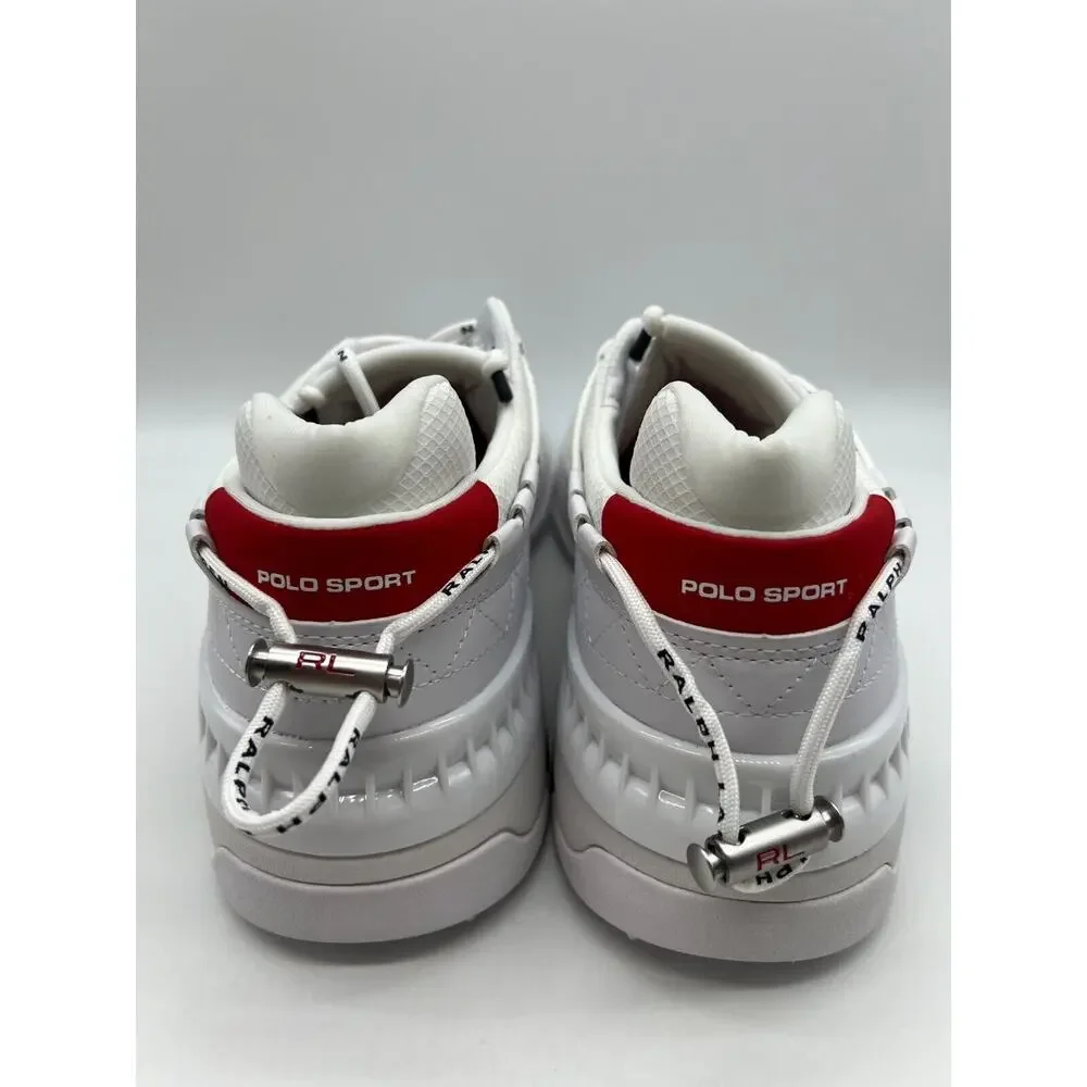 Polo Ralph Lauren Polo Sport PS200 SK LTL White Sneakers Men's Size 11.5